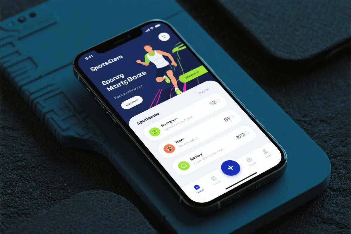 体育App界面示意